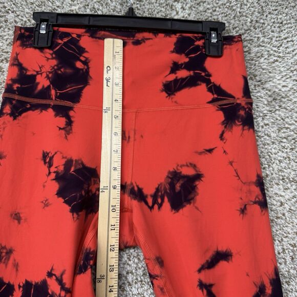 Lululemon Wunder Train High Rise Crop Leggings Women's 10 Lot Of 2 Crackle Glaze - Picture 4 of 16